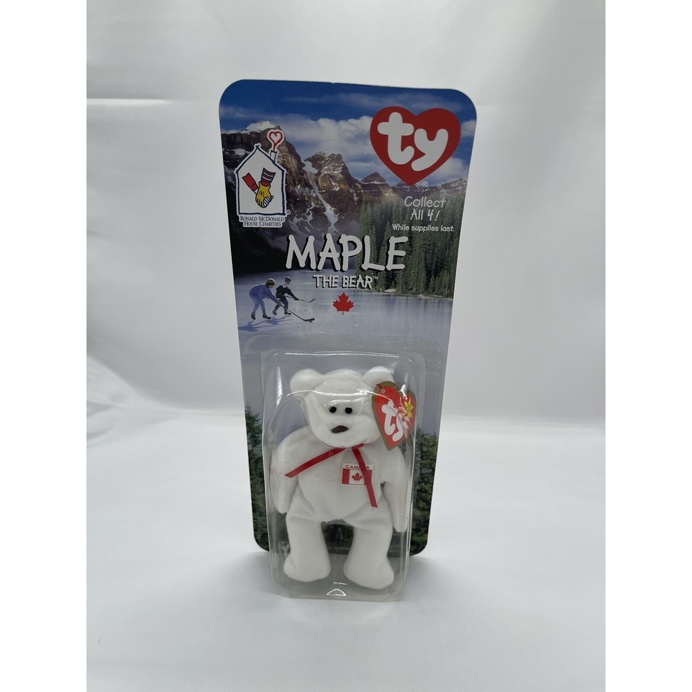 Maple The Bear 1996 McDonalds‎ Ty Beanie Baby Vintage 90's